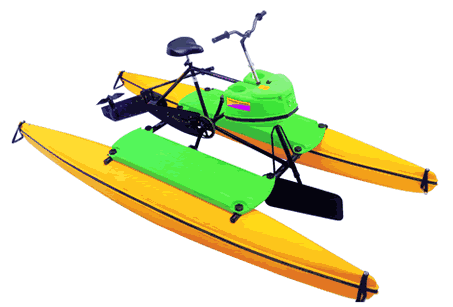 A clear picture of the Hydrobike Explorer