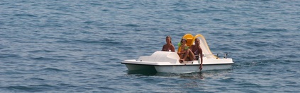 Paddle boats are a great way to exercise